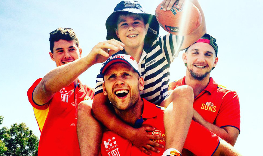 Gold Coast SUNS Kick off Community Camp AFL Queensland